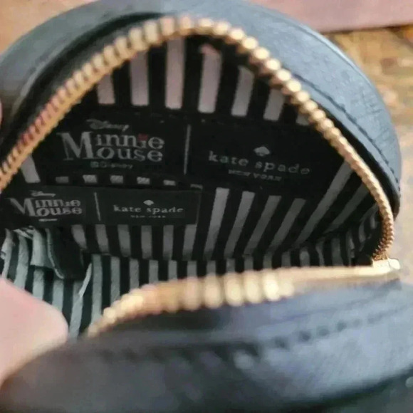 Kate Spade Black and Red Minnie Mouse Coin Purse - Picture 3 of 4